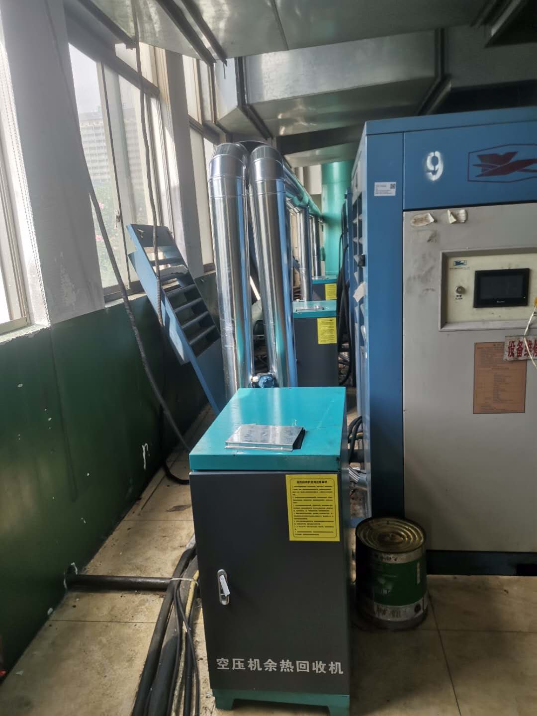 无锡某公司三台110板式余热回收洗澡用水(图3)